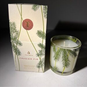 Thymes Frasier Fir Candle Aromatic Candle  Bougie Aromatique 185g  6.5 oz NEW